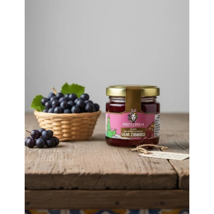 Elixir of Zibibbo grapes from Pantelleria, an original spreadable sweetness