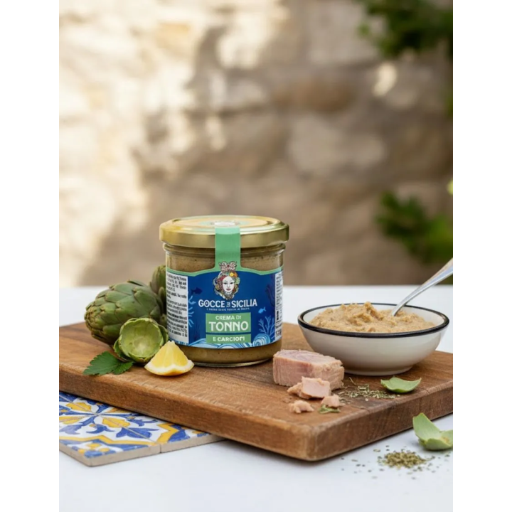 Creamed Tuna and Artichoke Sauce 130g | Artisan Sicilian Paté