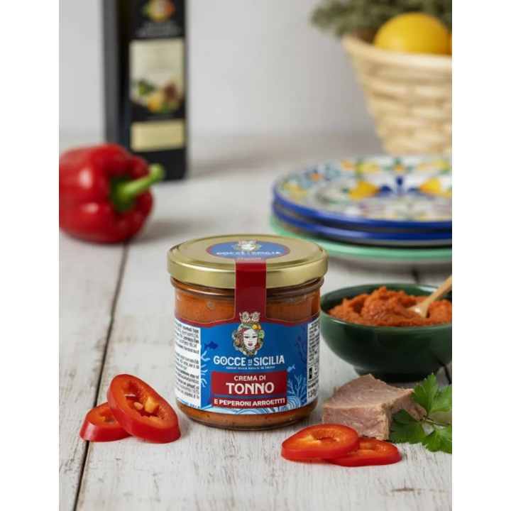 Crema di Tonno con peperoni da spalmare - Prodotto artigianale