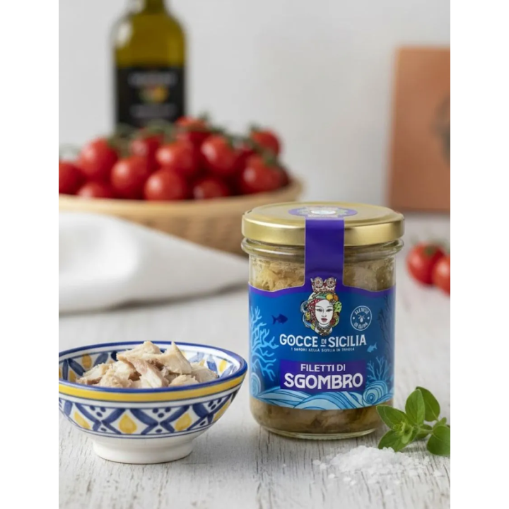 Mackerel Fillets in Olive Oil