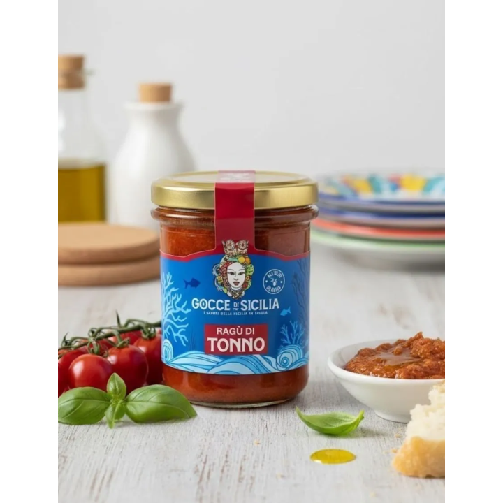 Ragù di tonno siciliano pronto per la pasta