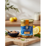 Deliziosi filetti di tonno lavorati artigianalmente e conservati in olio d'oliva