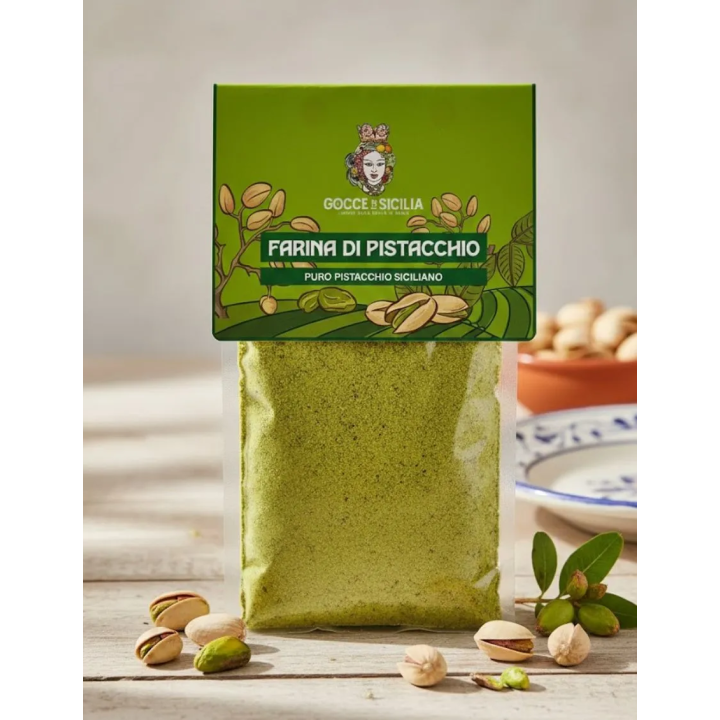 Pure Sicilian Pistachio flour very versatile in the kitchen.