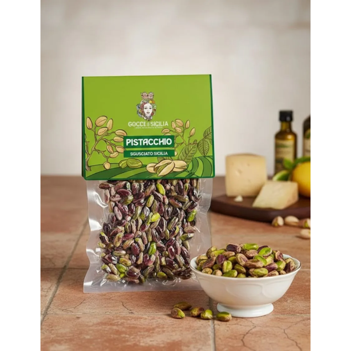 Sicilian Pistachio Shelled Naturally - Vacuum-packed 100 g