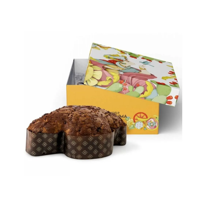 Artisan Colomba with Modica Chocolate - Angelo Inglima pastry shop