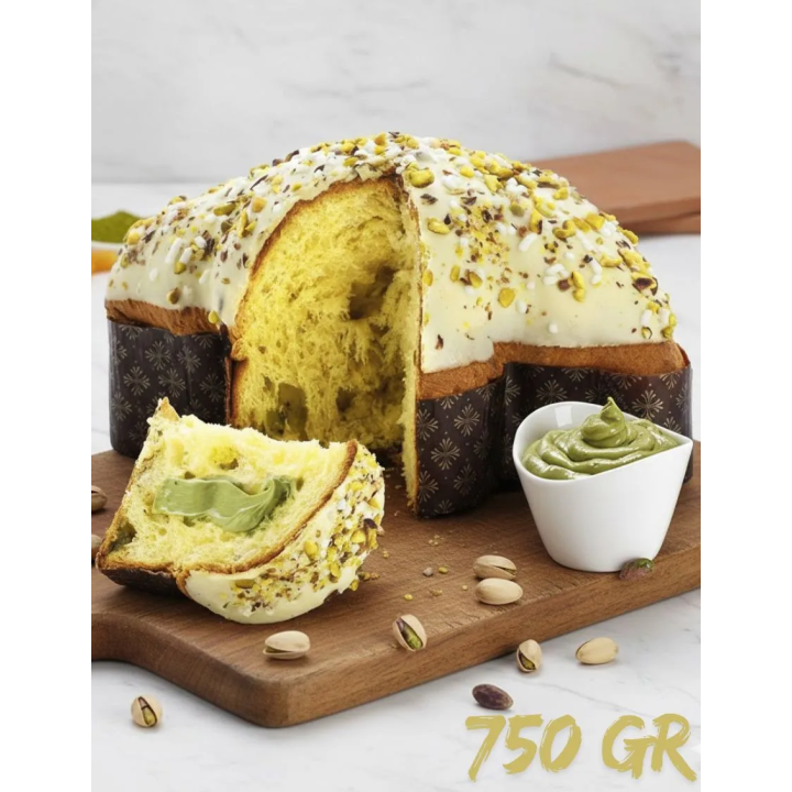 Colomba al pistacchio pasquale farcita con tanta crema di Pistacchio