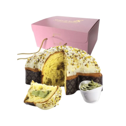 Artisan Colomba with pistachio filling 1kg, Gocce di Sicilia