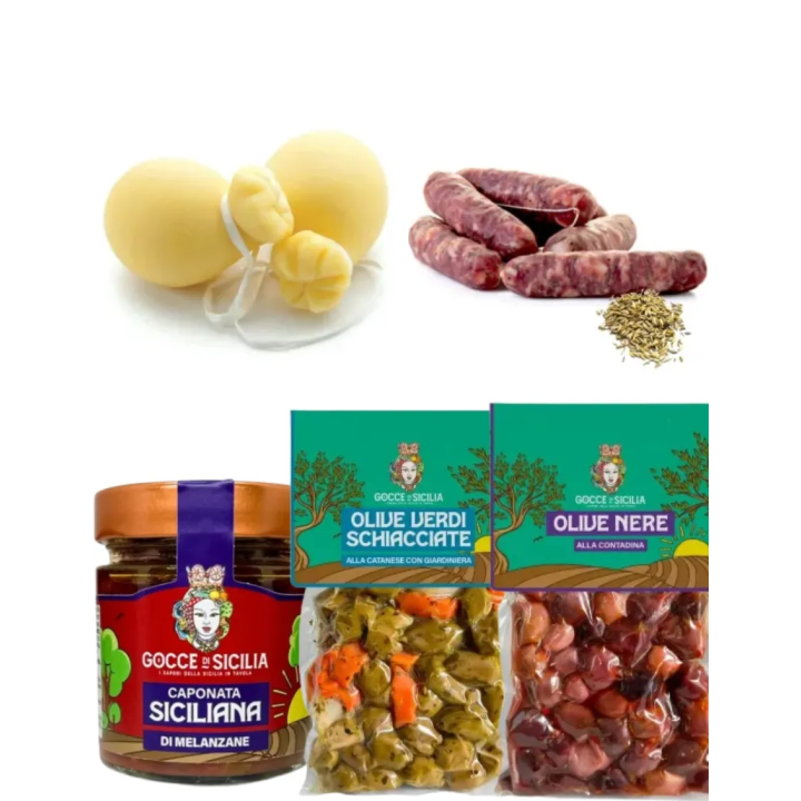 Sicilian Sweet Appetizer Box, base for homemade aperitifs