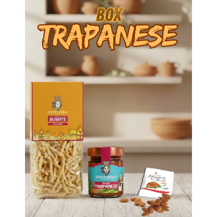 Box trapanese. Kit pasta alla trapanese facile e veloce per 4 persone