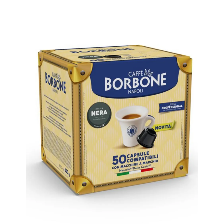 Borbone Black Blend Capsules compatible with Nescafè Dolce Gusto