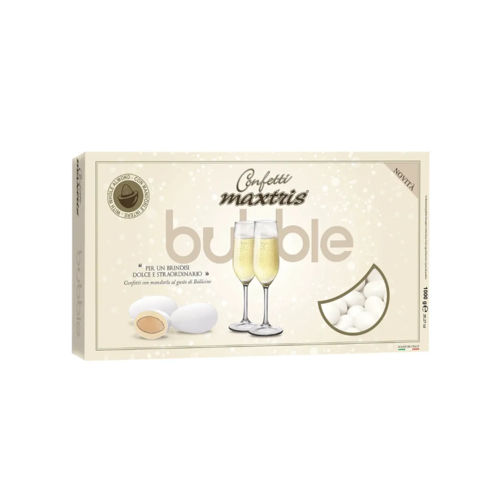 Maxtris Bubble Flavored Confetti 1kg - 100% Italian Sugar