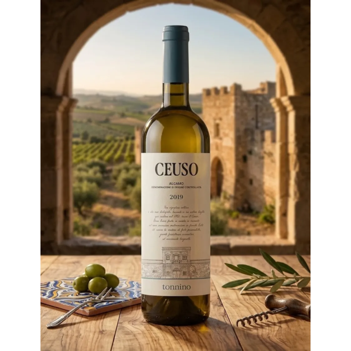 Ceuso Bianco DOC Alcamo Bio 2024 - Cantina Vini Tonnino