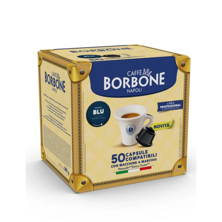 Borbone Blue Blend Capsules compatible with Nescafè Dolce Gusto