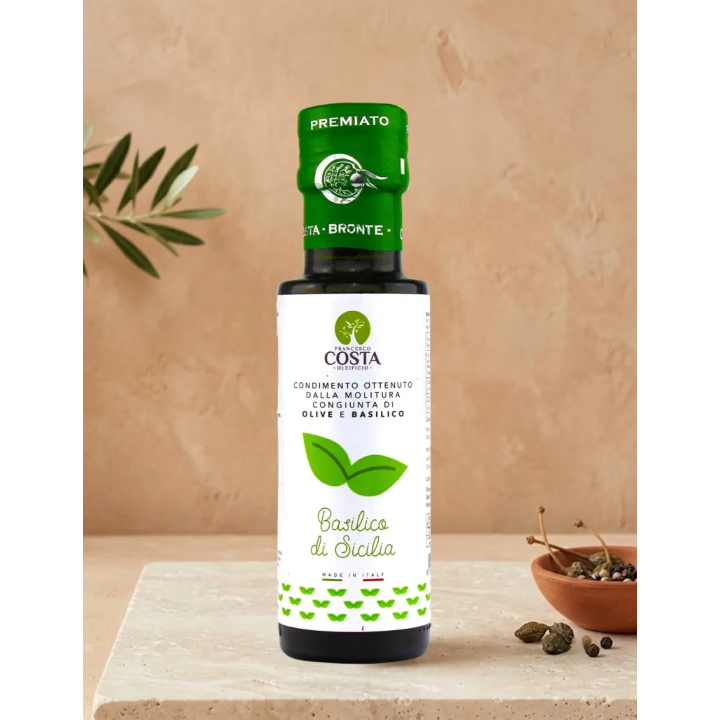 Condimento al Basilico con Olio EVO 250 ml
