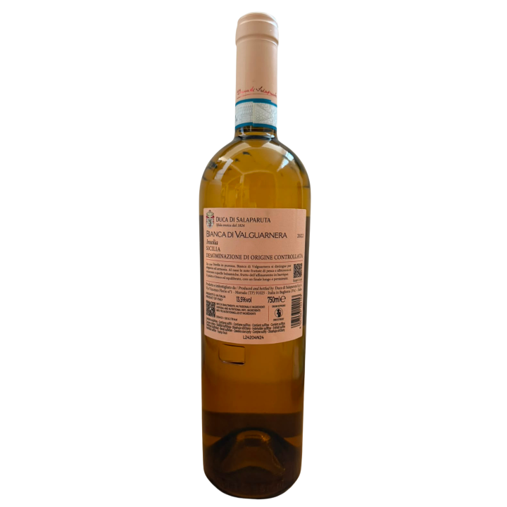 Duca of Salaparuta Bianca of Valguarnera Terre Siciliane IGP 2022