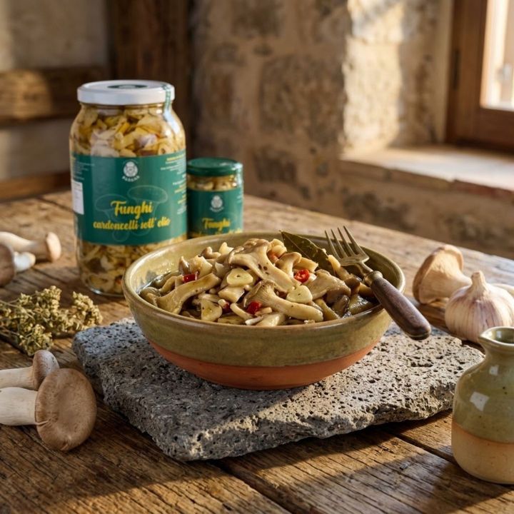 Cardoncelli Mushrooms in Oil | Pagana Farm's