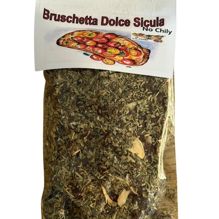 Bruschetta Dolce Sicula: Natural Seasoning Mix