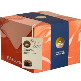 Panettone artigianale al cioccolato Fiasconaro da 750 grammi.