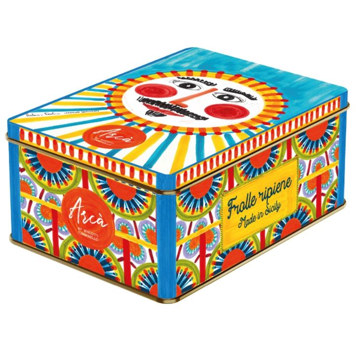 Online sale of Arcà Line Tumminello biscuits in tins - Biddizza