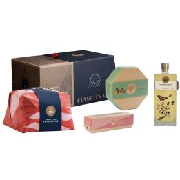 Gift Box Tradizionale Fiasconaro, cesta regalo molto elegante