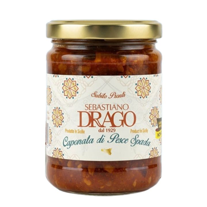 Caponata di Pesce Spada Siciliana Drago