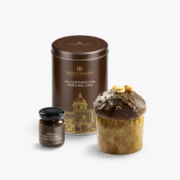 Panettoncino Nocciolato Bonfissuto 160g | Gocce di Sicilia