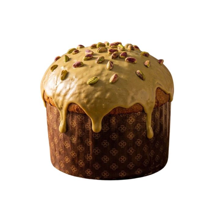 Panettone Artigianale al Pistacchio 1kg | Gocce di Sicilia