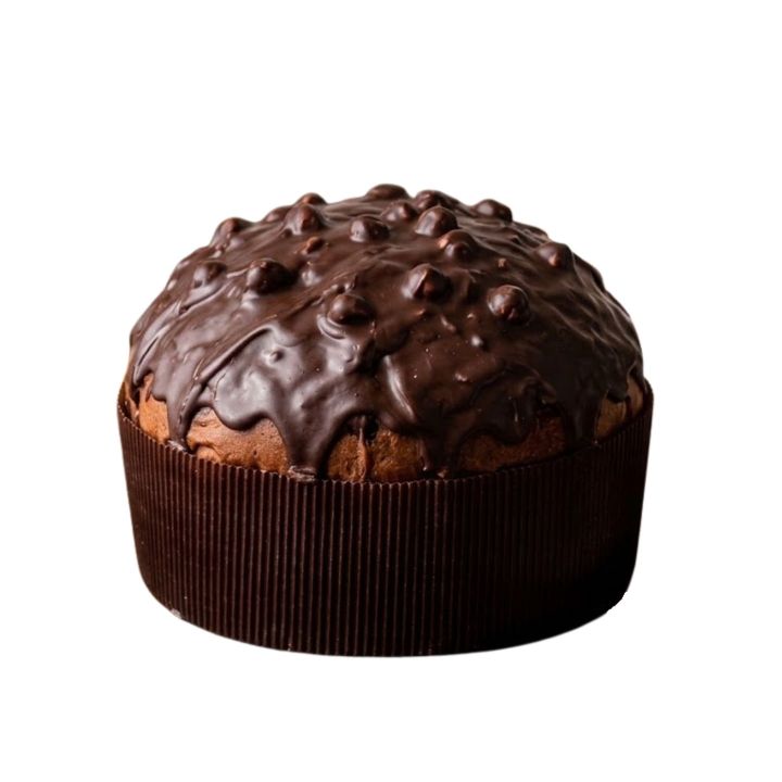 Panettone al Cioccolato e Crema Gianduia 1kg | Gocce di Sicilia
