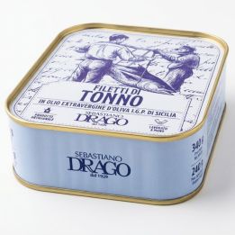 Tonno Qualità Pinna Gialla in Olio EVO IGP Sicilia 340g | Drago