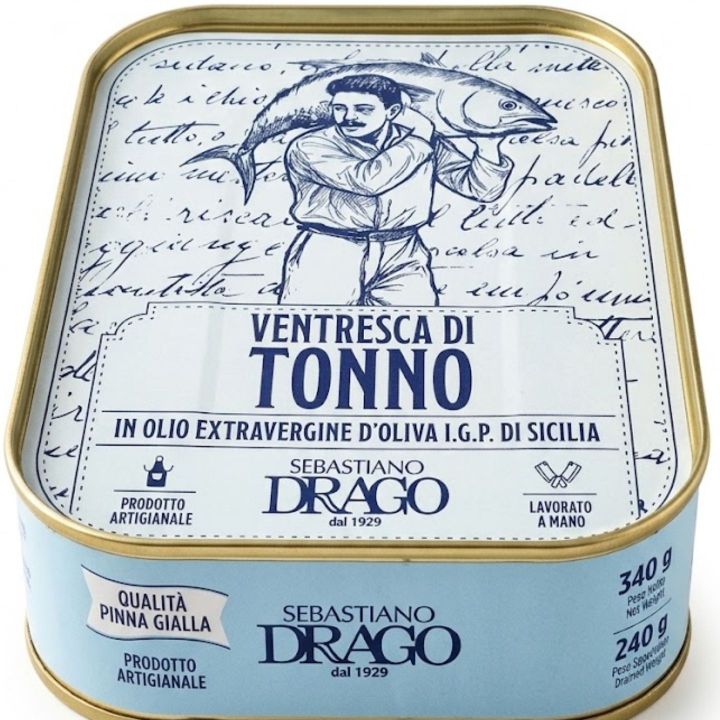 Tuna Belly in Sicilian PGI EVO Oil 340g | Drago