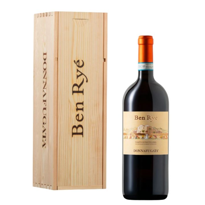 Ben Ryé 1.5L Wooden Box | Donnafugata Passito Wine