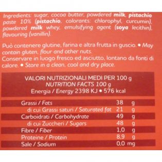 Cioccolato al Pistacchio Verde - CiokkoBacco
