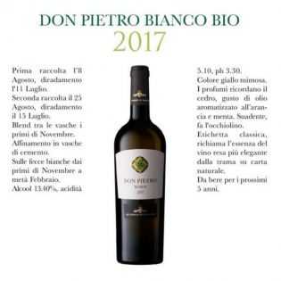 Don Pietro Organic White Wine 2019 - Dei Principi di Spadafora
