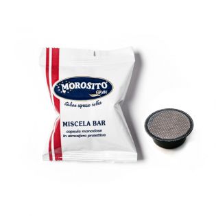 100 Coffee Capsules Compatible with Lavazza A Modo Mio L'Èspresso ROSSO - Caffè Morosito