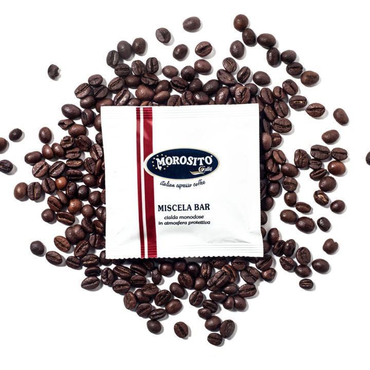 150 Coffee ESE Pods L'Èspresso ROSSO - Caffè Morosito