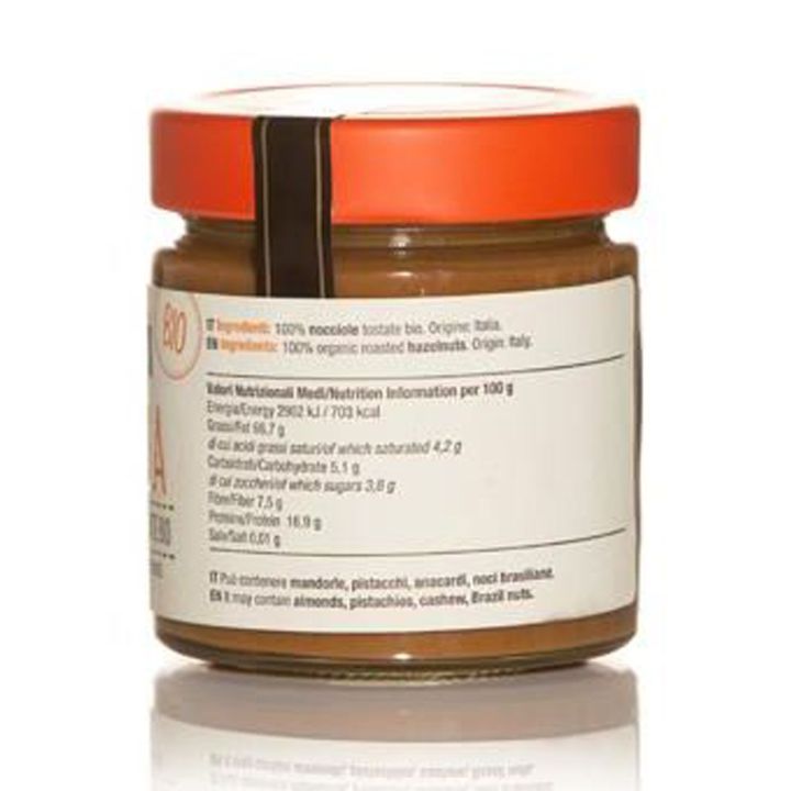 NOCCIOLA -  Toasted Organic Hazelnuts Cream