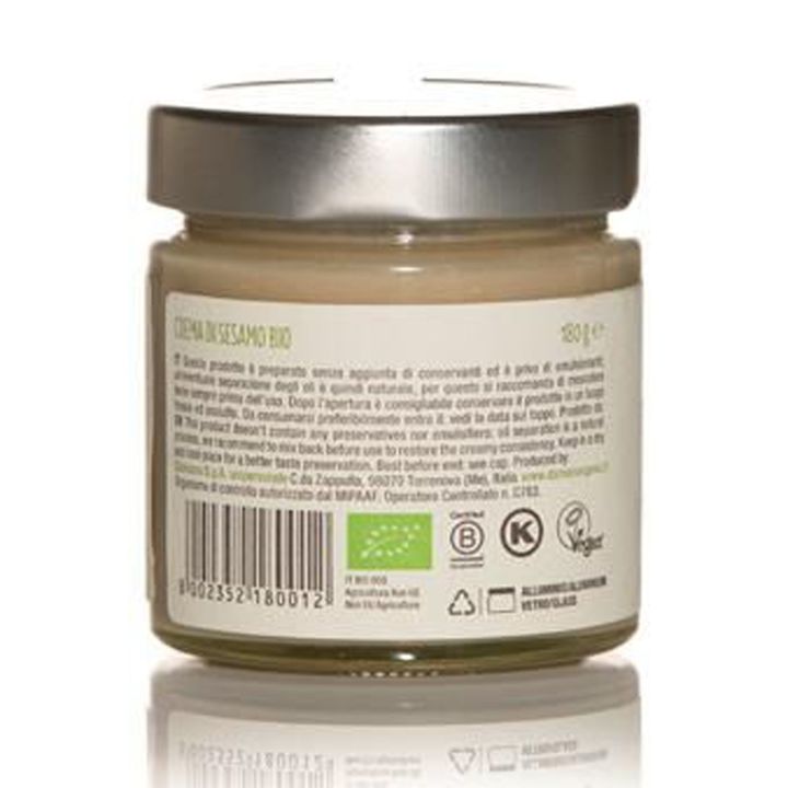 TAHIN -  Orghanic Cream of hulled sesame seeds
