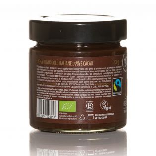 Chocobella Noir - Organic Cocoa and Hazelnut Cream