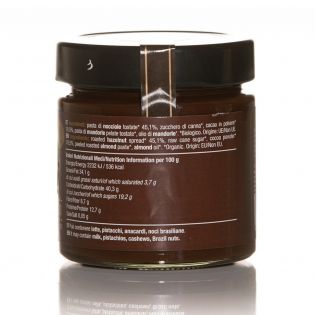 Chocobella Noir - Organic Cocoa and Hazelnut Cream