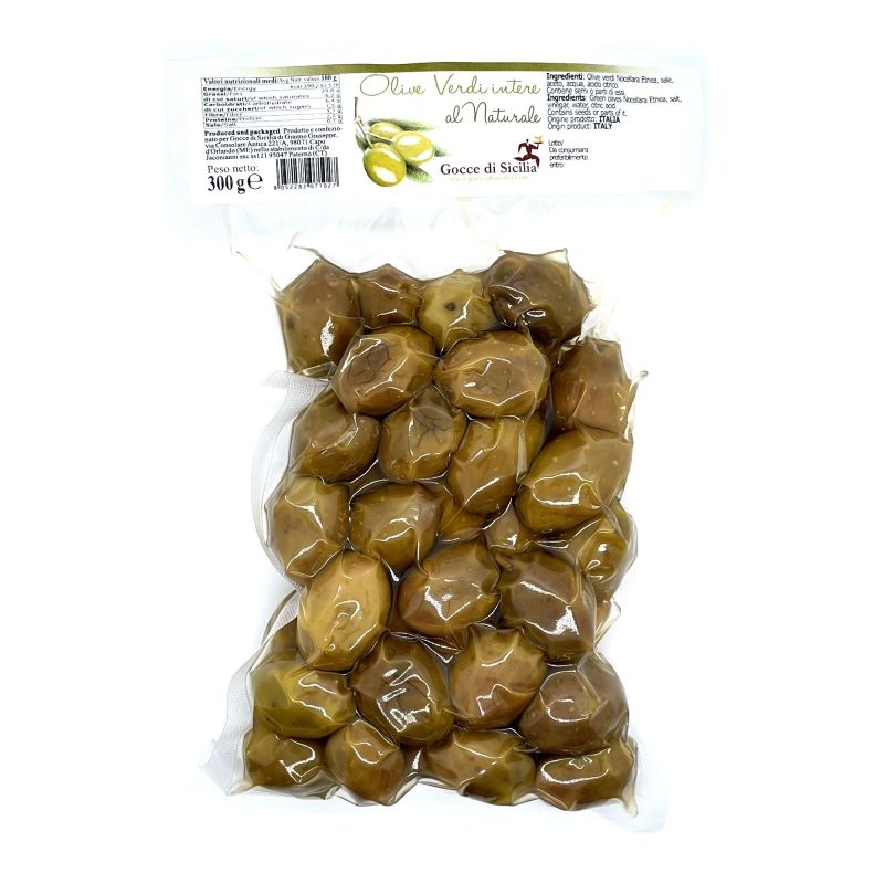 Natural Green Olives 