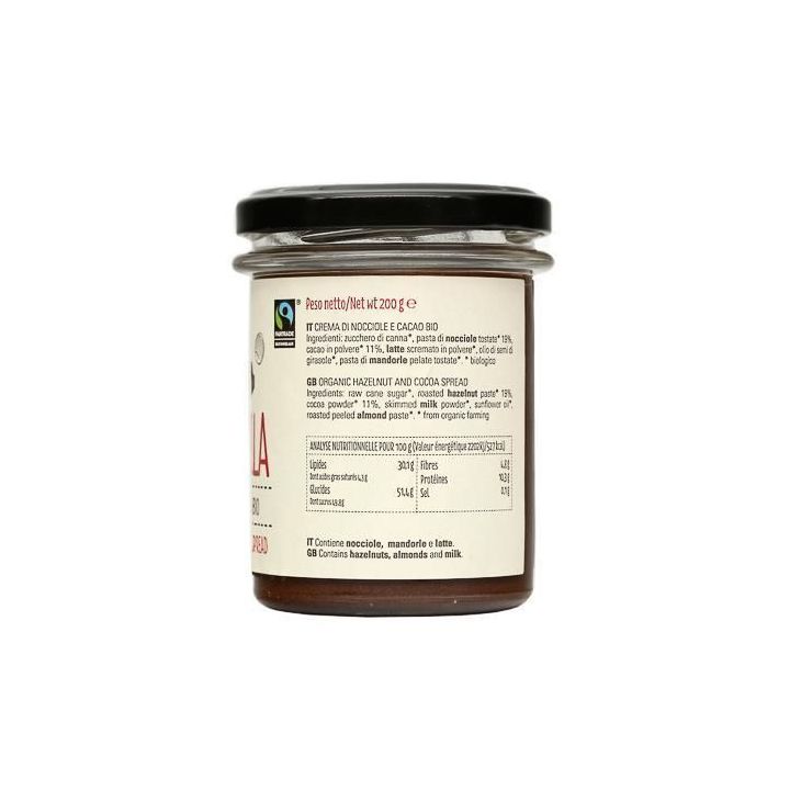 Chocobella - Organic Cocoa and Hazelnut Cream