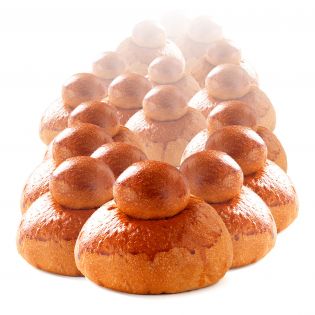 Brioche siciliana col Tuppo - Confezione da 20 pezzi