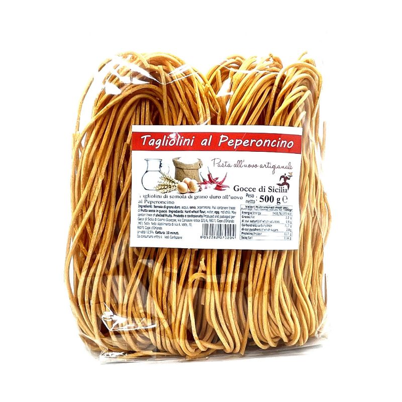 Tagliolini aromatizzati al peperoncino (Spaghetti chitarra)