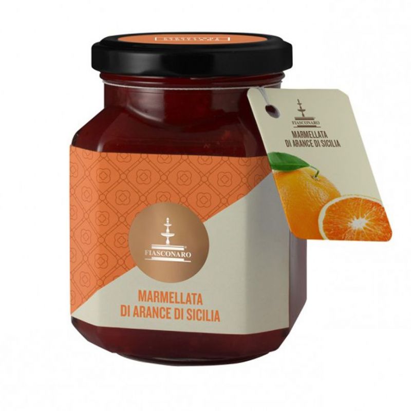 Sicilian orange marmalade 360 g - FIASCONARO