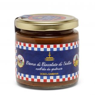 Sicilian spreadable Chocolate sweet cream By Fiasconaro and D&G. - 180 g