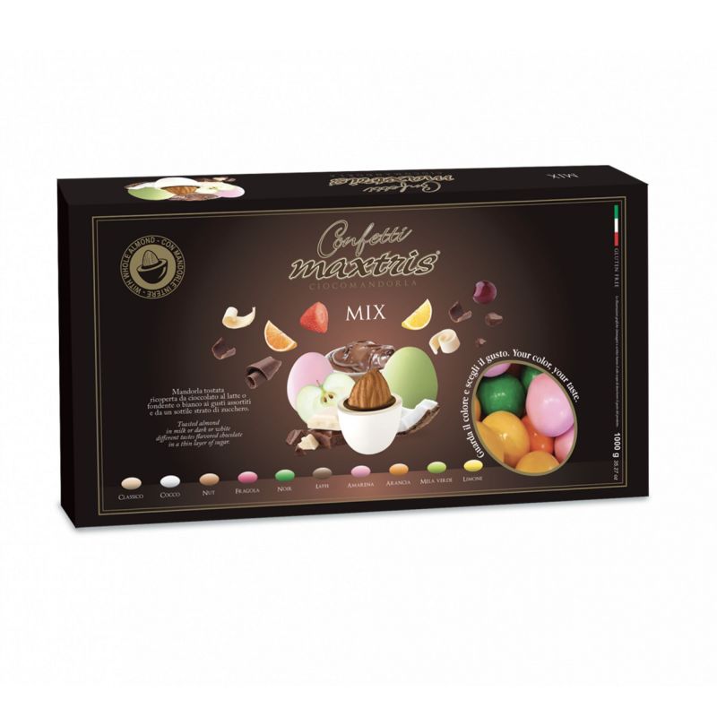 Confetti assortiti Maxtris MIX colorati - confezione da 1Kg