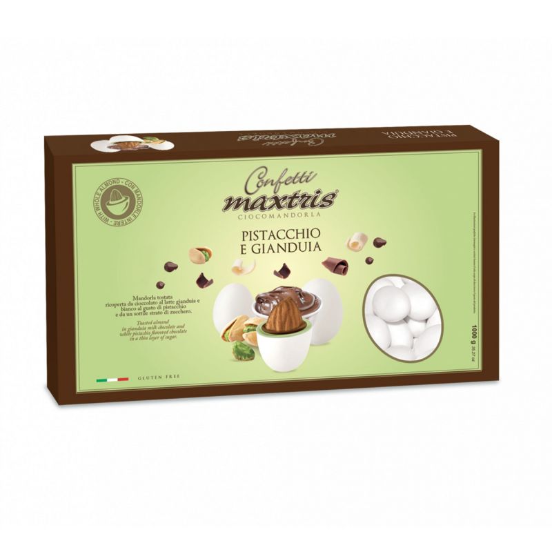 Confetti Maxtris Pistacchio e Gianduia 1Kg