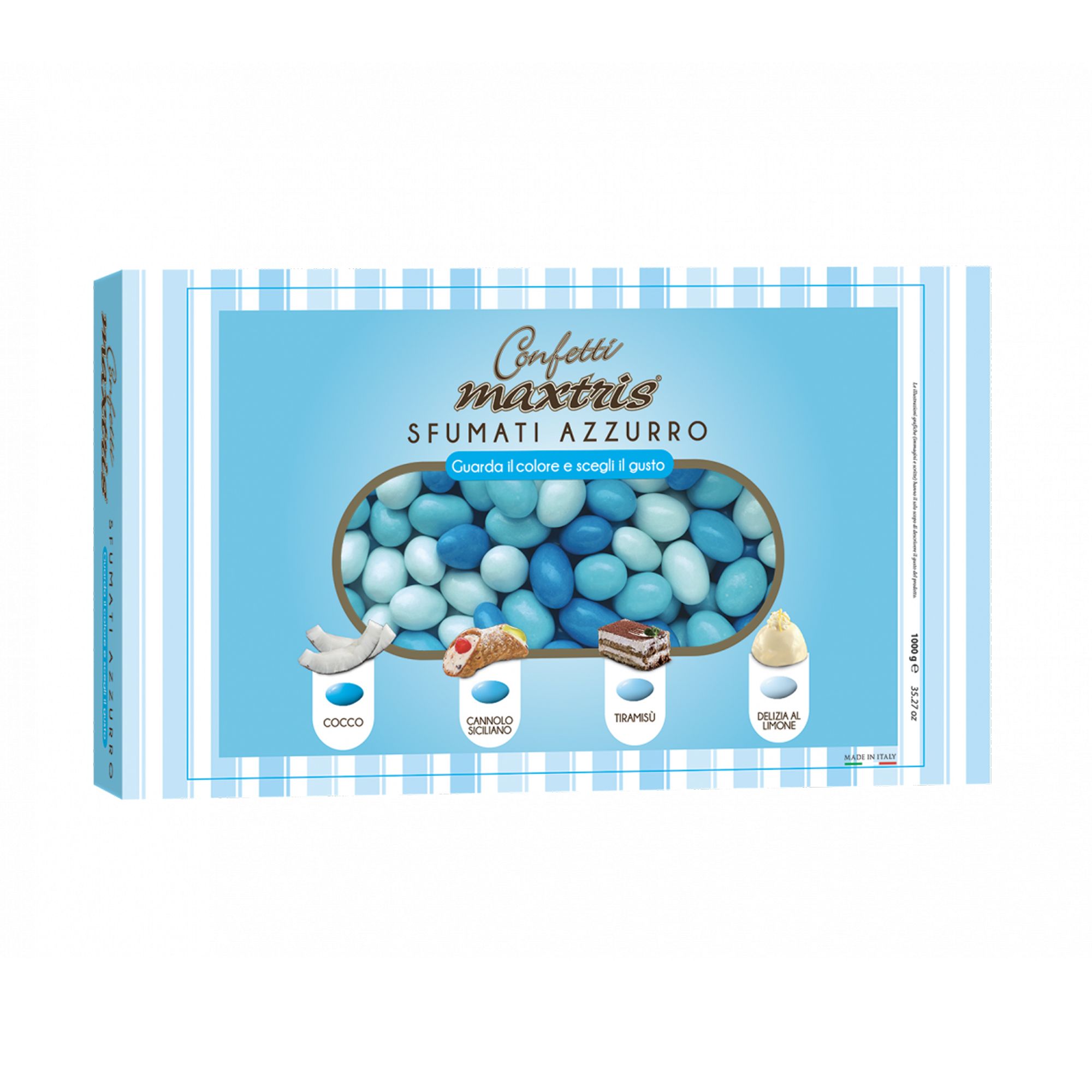 Confetti Maxtris sfumati Azzurro - confezione da 1Kg
