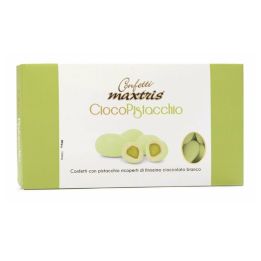 Green CiocoPistachio dragee Maxtris