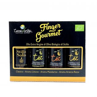 Finger Gourmet 4x20 ml - Tasting set of Organic EVO Oils